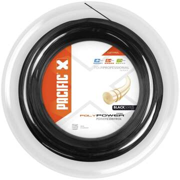 Pacific Poly Power Pro Rol Snaren 200m zwart - 1.30