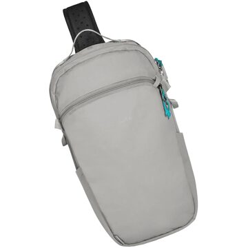 Pacsafe Eco 12L Sling Backpack Econyl gravity gray Grijs - H 42 x B 20 x D 10