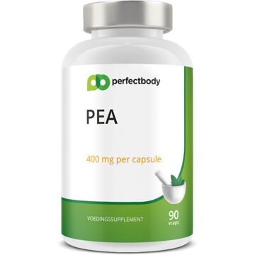 Palmitoylethanolamide (PEA) Capsules - 90 Vcaps - PerfectBody.nl