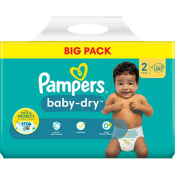 Pampers Baby Dry - Maat 2 - Mega Pack - 90 luiers