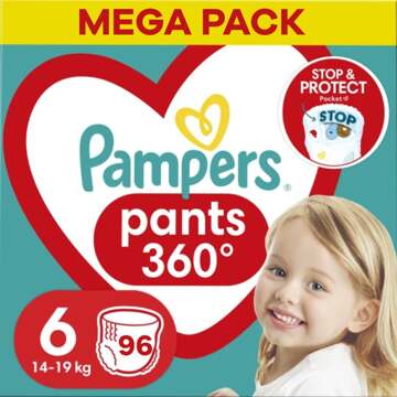 Pampers Baby Dry Pants - Maat 6 - Mega Pack - 96 stuks - 14/19 KG