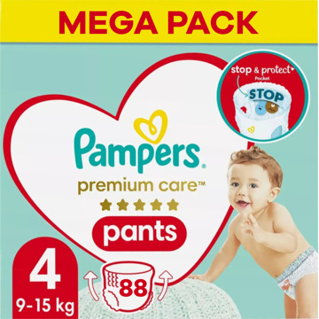 Pampers Premium Care Pants - Maat 4 - Mega Pack - 88 stuks - 9/14 KG
