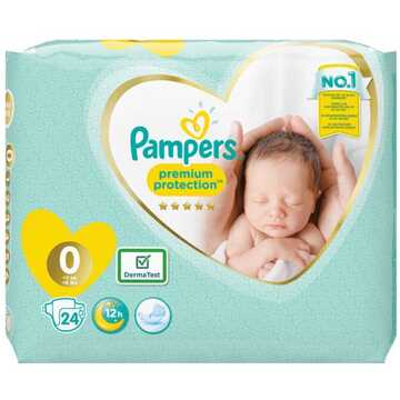 Pampers Premium Protection - Maat 0 - Small Pack - 24 luiers - Premature luiers