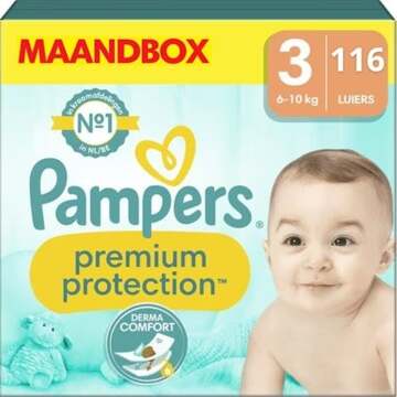 Pampers Premium Protection - Maat 3 - Mega Pack - 116 luiers