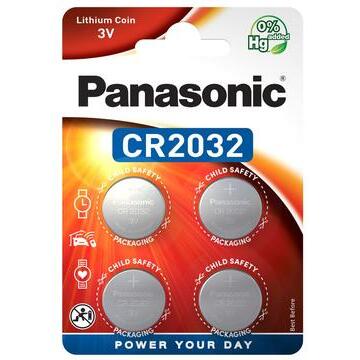 Panasonic Batterij CR-2032EL / 4B
