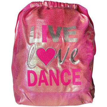 Papillon Gymtas Live Love Dance Meisjes Polyester Roze