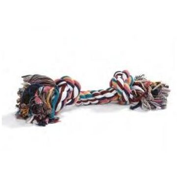 Papillon Katoen flossy speelgoed 2 knopen 90gr 25cm