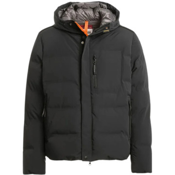 Parajumpers Gewatteerde Taica Jassen Zwart Parajumpers , Black , Heren - 2Xl,Xl,L,M