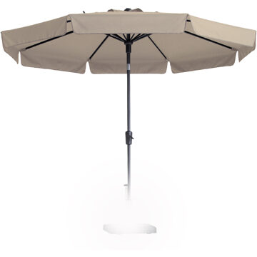Parasol Flores Rond - 300cm - Ecru Beige