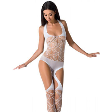 Passion Witte bodystocking Kaly - Maat: One Size