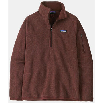 Patagonia Better Sweater 1/4 Zip Fleecetrui Dames Rood - XS