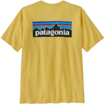 Patagonia Logo T-shirt Patagonia , Yellow , Heren - L,M,S