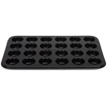 patisse Mini Muffinvorm Classique Grijs - 24 stuks Zilverkleurig