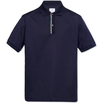 Paul Smith Polo shirt met logo Paul Smith , Blue , Heren - Xl,L,M,S