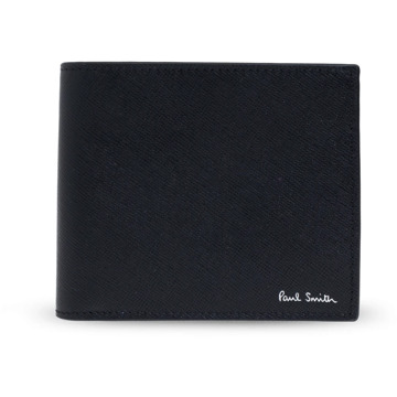 Paul Smith Portemonnee met logo Paul Smith , Black , Heren - ONE Size