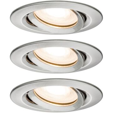 Paulmann Inbouwset Nova IP65 LED 3x7W GU10 geb. staal 92900