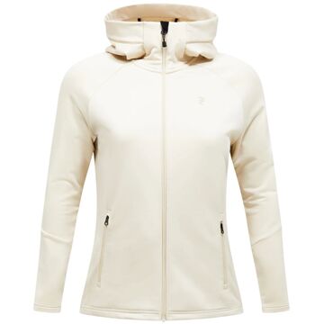 Peak Performance Rider Essentials Zip Hood Fleecevest Dames Bruin - L