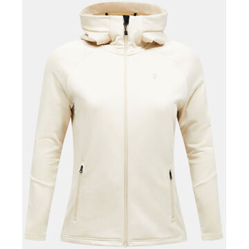 Peak Performance Rider Essentials Zip Hood Fleecevest Dames Bruin - L