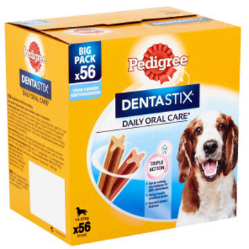 Pedigree Dentastix Medium hondensnack 10-25 kg 5 x 56 stuks