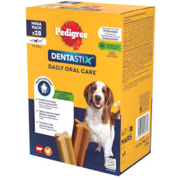 Pedigree Dentastix Medium hondensnack 10 tot 25 kg 28 stuks