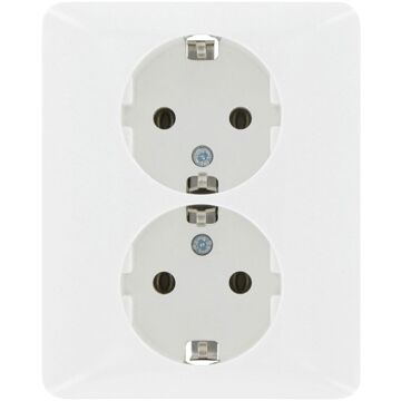 peha Inbouwstopcontact Standaard Met Aarde (randaarde) 2-polig Wit Ip20