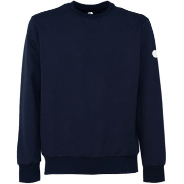 People Of Shibuya Navy Blauw Technische Stof Sweater People of Shibuya , Blue , Heren - 2Xl,Xl,L,S,3Xl