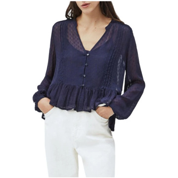Pepe Jeans Blouses Pepe Jeans , Blue , Dames - M,Xs