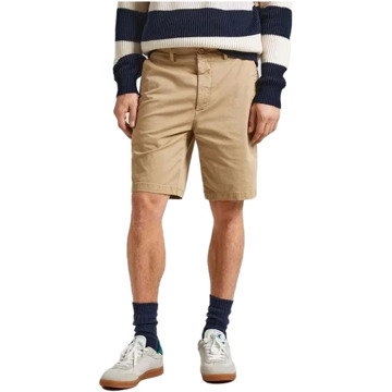 Pepe Jeans Regular Chino Short Shorts Pepe Jeans , Beige , Heren - W30,W29,W34,W31,W32