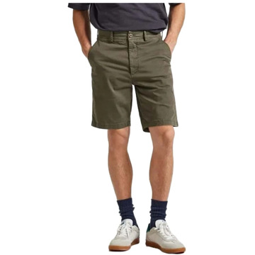 Pepe Jeans Regular Chino Short Shorts Pepe Jeans , Green , Heren - W33,W32,W29,W31,W30,W34