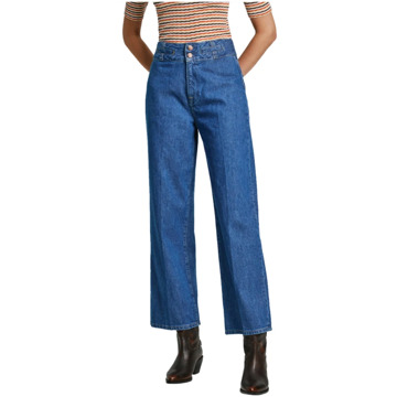 Pepe Jeans Straight Leg Denim Jeans Pepe Jeans , Blue , Dames - W24 L30,W29 L30,W28 L30,W32 L30,W30 L30,W26 L30,W25 L30,W27 L30,W31 L30