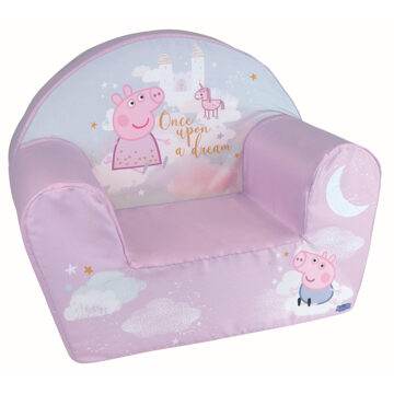 Peppa Pig HOUSE - Peppa Pig Club fauteuil - B.52 x D.33 x H.42 cm - Voor kinderen gegarandeerd Franse afkomst