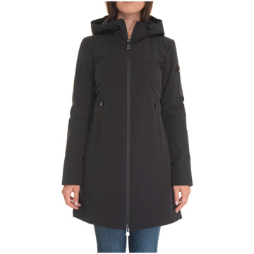 Peuterey High-Tech Windproof Teliata Coat Peuterey , Black , Dames - Xl,L,M,S,Xs