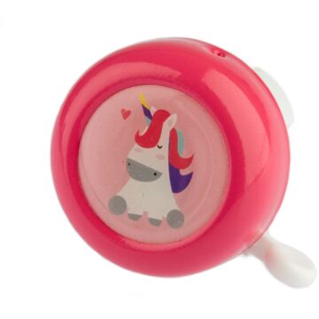 Pexkids Pexkids bel unicorn op kaart Roze