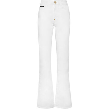 Philipp Plein Jeans Flare Fit Zwart