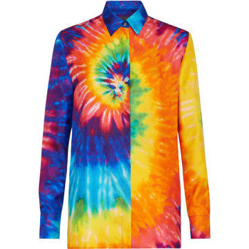 Philipp Plein Shirt Tie Dye Veelkleurig