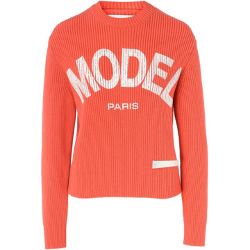 Philippe Model Koraal Dames Trui Stijlvol Model Philippe Model , Red , Dames - M,S