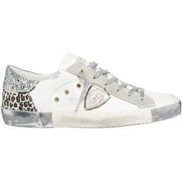 Philippe Model Vintage Distressed Sneakers Philippe Model , White , Dames - 37 Eu,38 Eu,39 Eu,36 Eu,40 EU