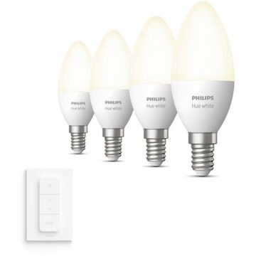 Philips Hue Uitbreidingspakket E14 White - Kaarslampen En Switch