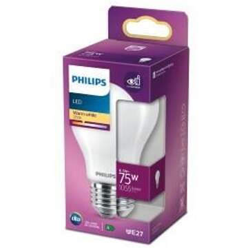 Philips LED Bulb Equivalent 75W E27 Warm Wit Niet Dimbaar