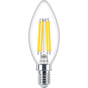 Philips LED Lamp E14 - MASTER Value LEDcandle E14 Filament Helder 3.4W 470lm - 927 Zeer Warm Wit 2700K - Beste