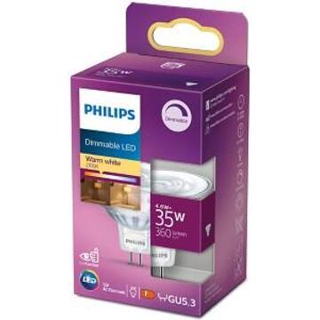 Philips Ledspot - Dimbaar - Warm Wit - Gu5.3 - 5w
