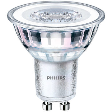 Philips Pascal Led-lamp - GU10 - 2700K Warm wit licht - 4 Watt - Dimbaar Transparant
