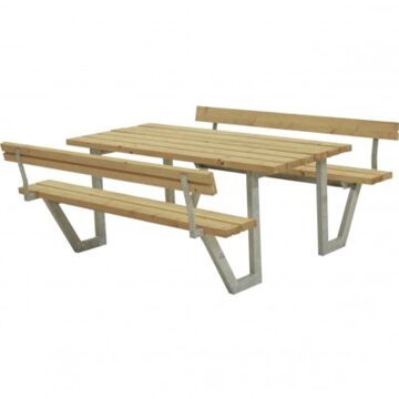 Picknicktafel thermowood - Wega - 185 x 177 x 76 cm Bruin