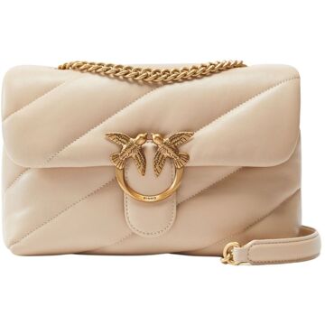 Pinko Love Puff Classic Cl beige damestas - H 18 x B 28 x D 11 cm