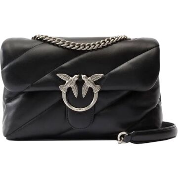 Pinko Love Puff Classic Cl nero damestas Zwart - H 18 x B 28 x D 11 cm