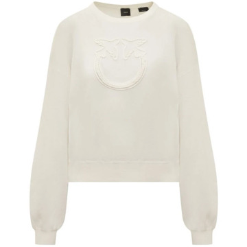 Pinko Stijlvolle Sweaters voor Vrouwen Pinko , White , Dames - M,S