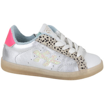 Pinocchio P1886-ac meisjes sneakers Zilver - 25