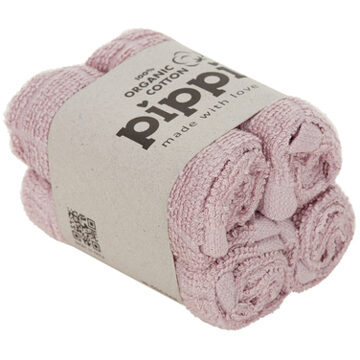 pippi Washandjes 4-pack violetijs Paars