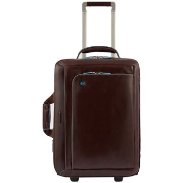 Piquadro "Piquadro Blue Square Cabin Trolley 15.6"" Mahogany" Bruin