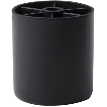 Plastic ronde meubelpoot hoogte 5 cm